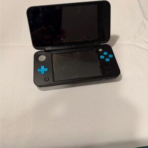 Nintendo 2DS XL Handheld Console - Black with Vibrant Blue Highlights